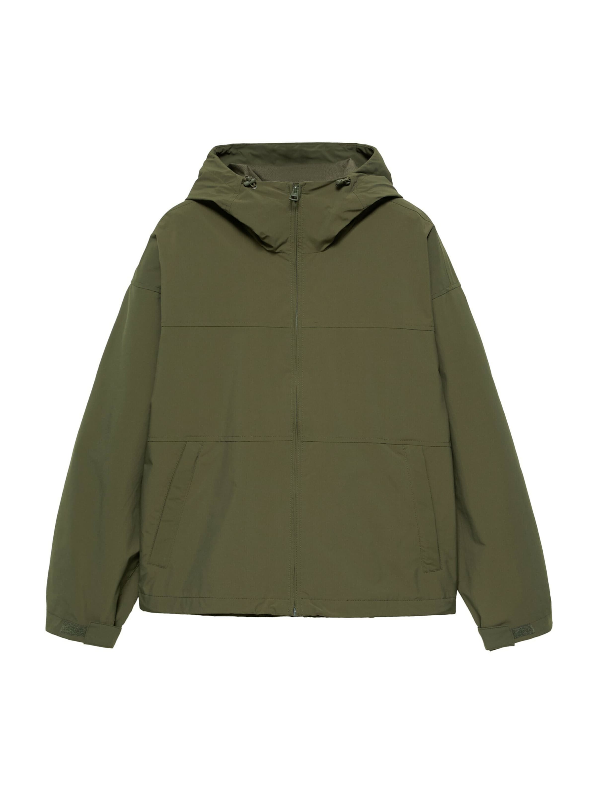 Pull&Bear Prehodna jakna v velikosti XS  | zelena barva, Prikaz izdelka