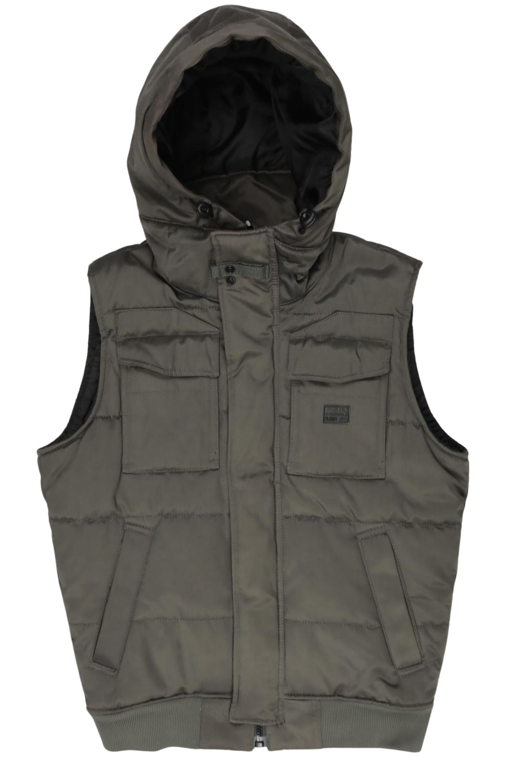 G-STAR Weste M in Grün: Vorderseite