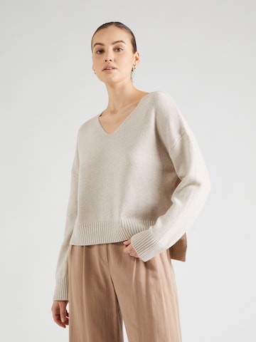 Pull-over rosemunde en beige : devant