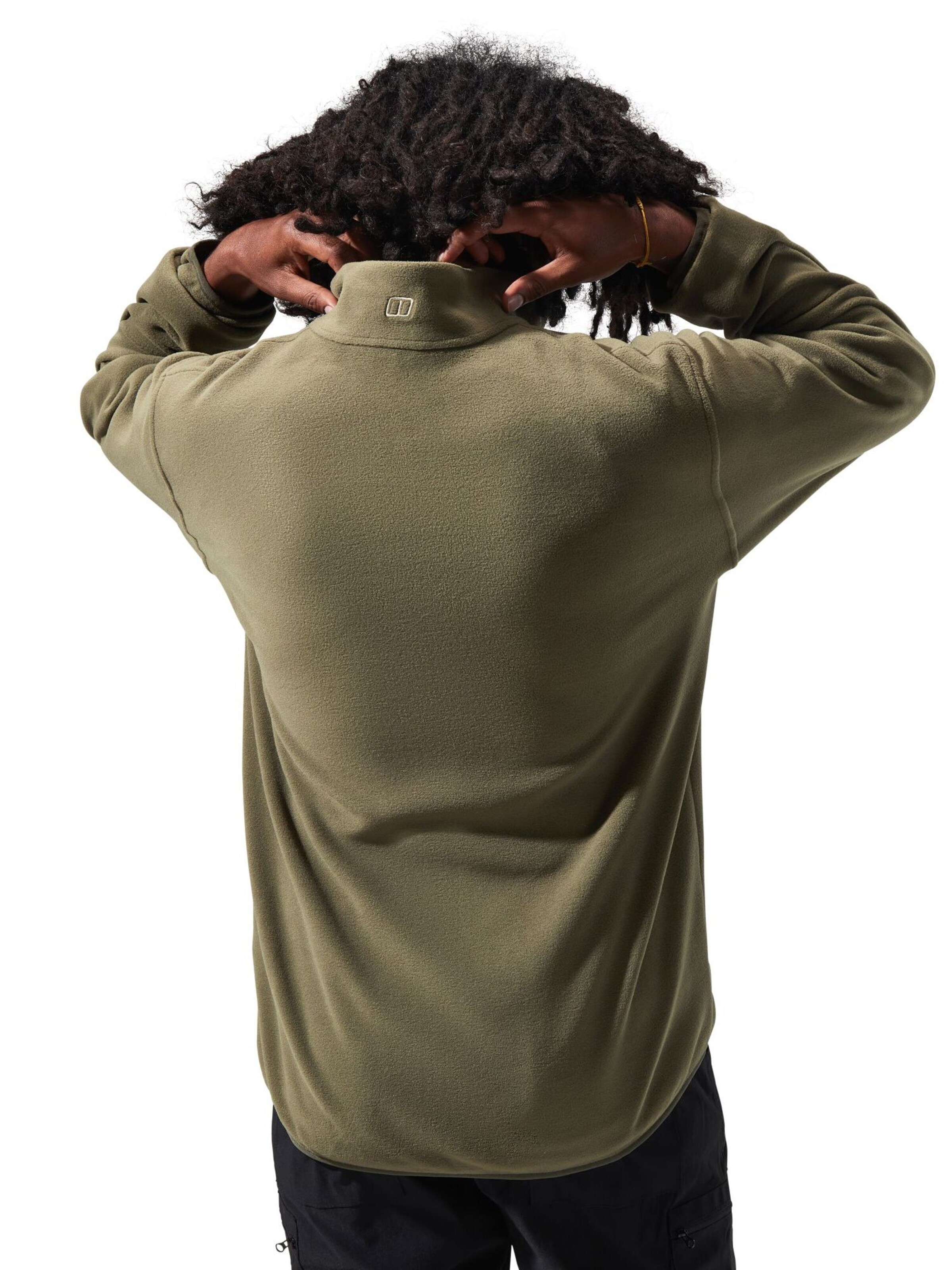 Berghaus Athletic Fleece Jacket in Khaki Olive ABOUT YOU