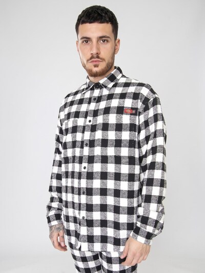 Camicia 'OC x Tweed' in XS DICKIES di colore nero / bianco, Visualizzazione prodotti