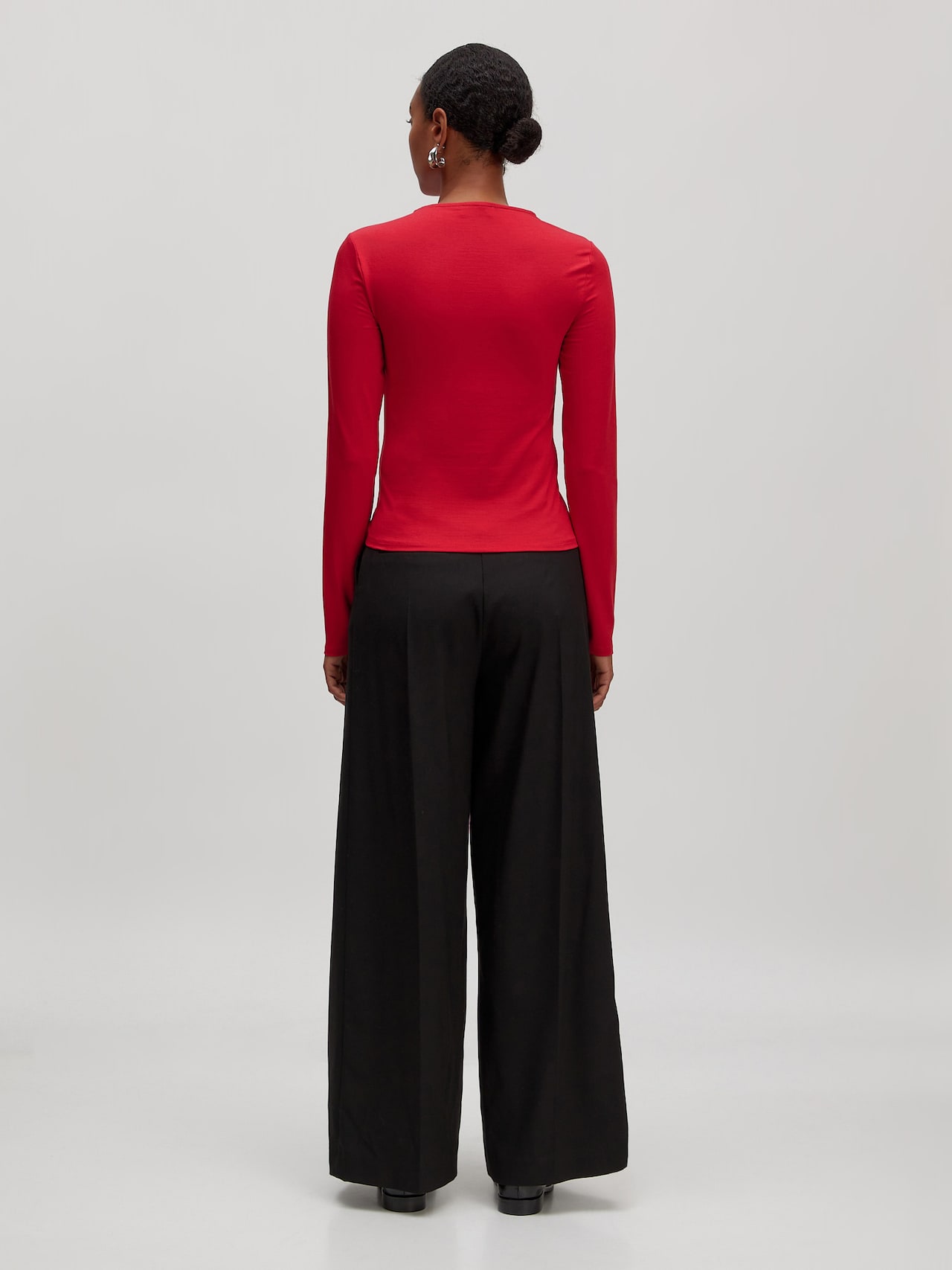 EDITED Producten Shirt 'Leany' Rood