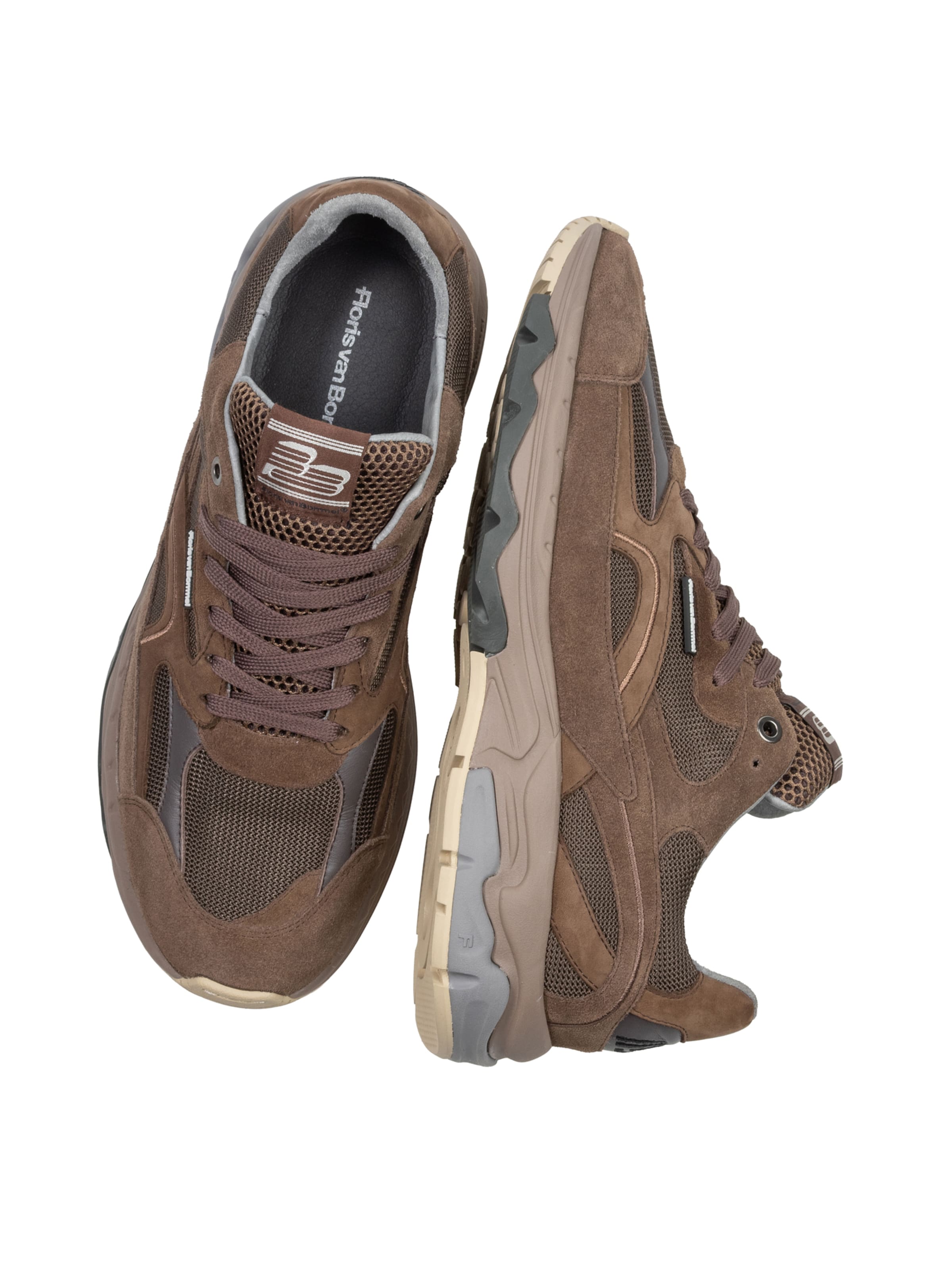 Sneaker bassa 'De Rezer 01' di Floris van Bommel in marrone