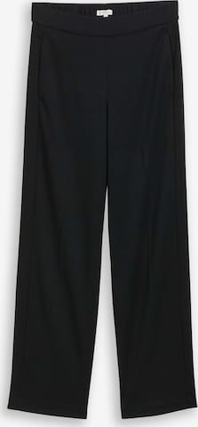 TOM TAILOR Trousers 'TTMia' in Black: front