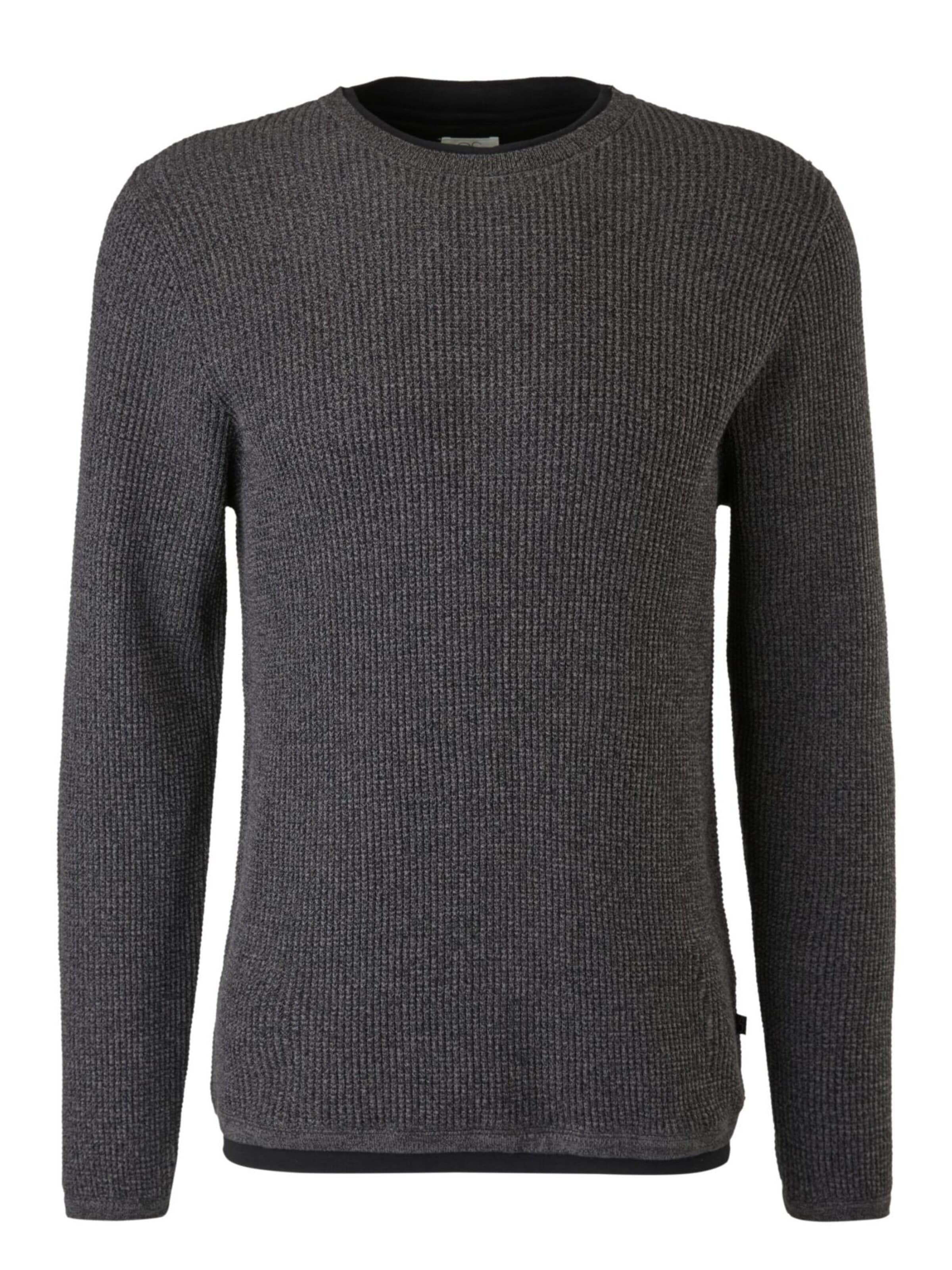 QS Pull-over en XXL en noir, Vue avec produit