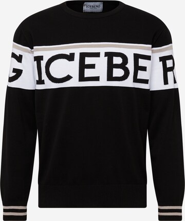 ICEBERG Sweater in Black: front