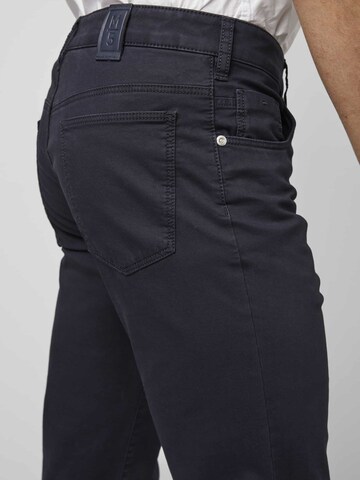 MEYER Slimfit Broek in Blauw