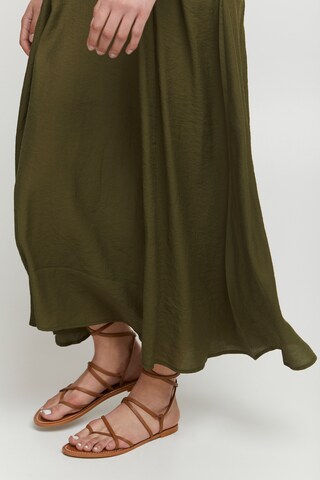 PULZ Jeans Dress 'JUDI' in Green