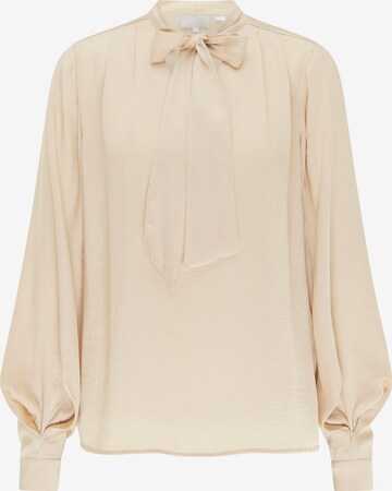 RISA Blouse in Beige: voorkant