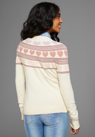 KangaROOS Sweater in Beige