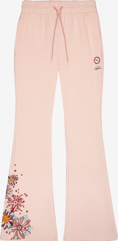 évasé Pantalon 'Liberty' PUMA en rose : devant