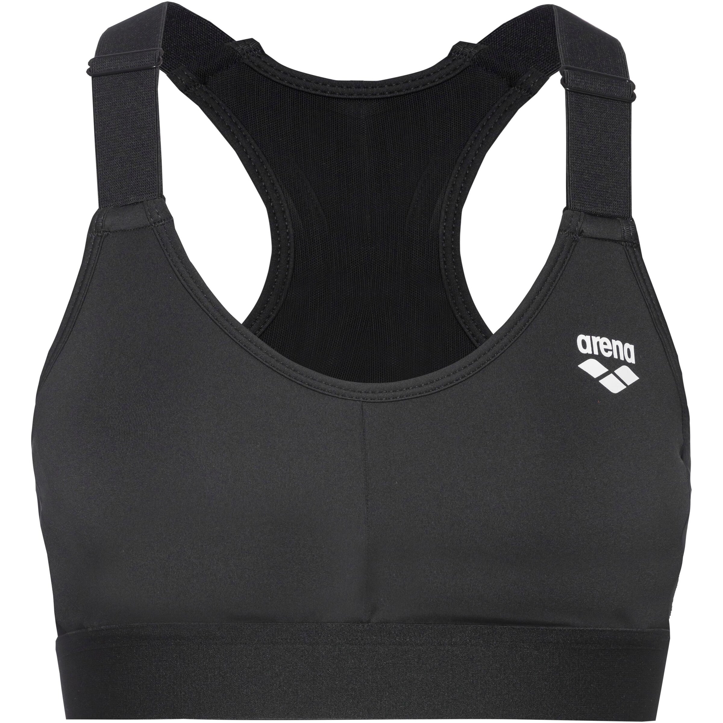 ARENA Bralette Sports Bra in Black: front