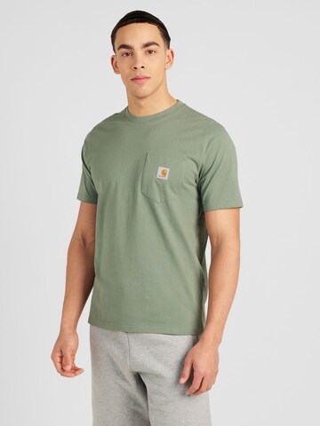 Carhartt WIP Koszulka w kolorze zielony: przód