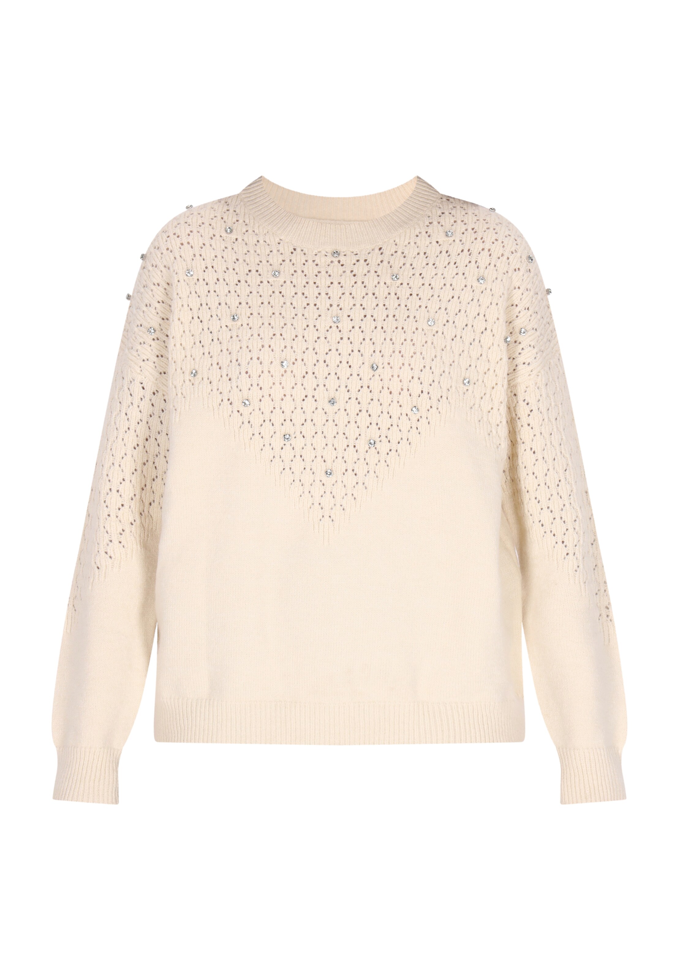 faina Pullover in Beige: Vorderseite