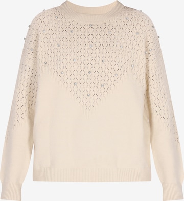 faina Pullover in Beige: Vorderseite
