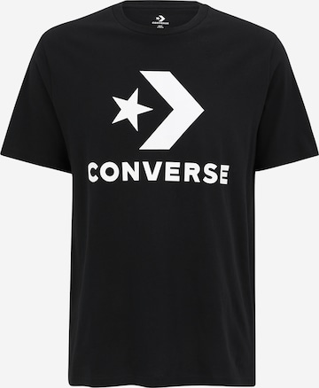 juoda CONVERSE Marškinėliai: priekis
