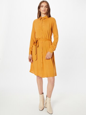 Robe-chemise 'IHMAIN' ICHI en orange : devant