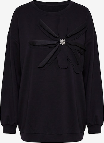 MIAMODA Sweatshirt in Black: front