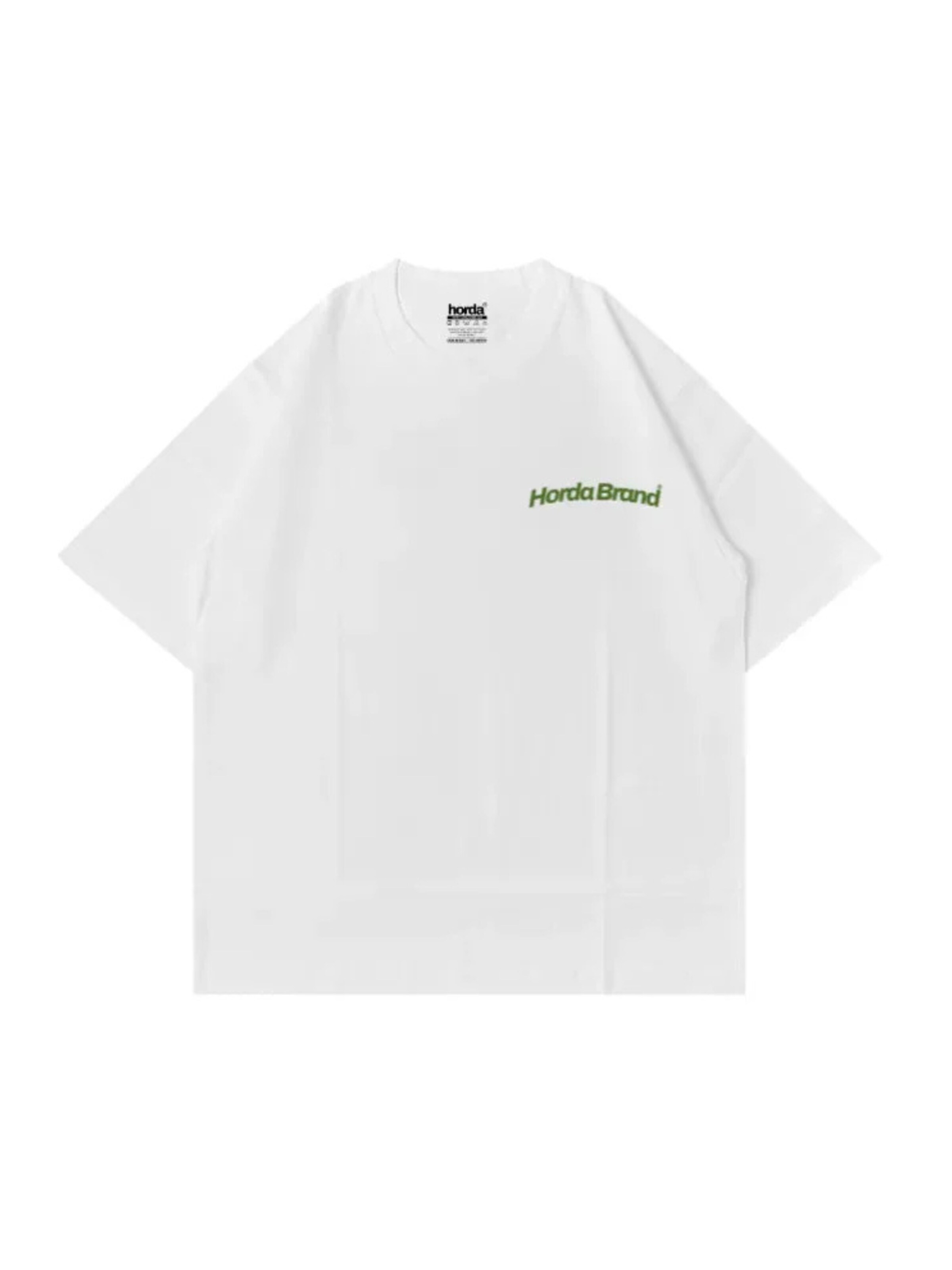 Maglietta 'Boxy Oversized Heavyweight Cotton T‑Shirt – Made in Italy' di Horda in bianco