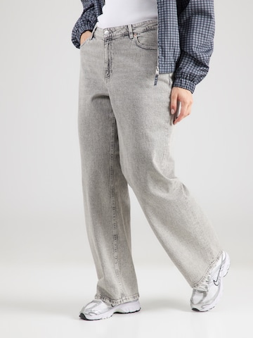 Vero Moda Curve Wide leg Jeans 'VMTessa' in Grey: front