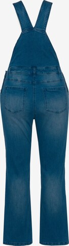 Ulla Popken Tapered Latzhose in Blau