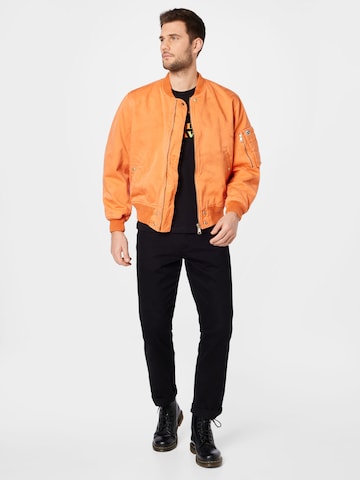 DIESEL Jacke in Orange