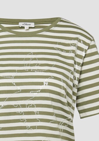 T-shirt s.Oliver en vert