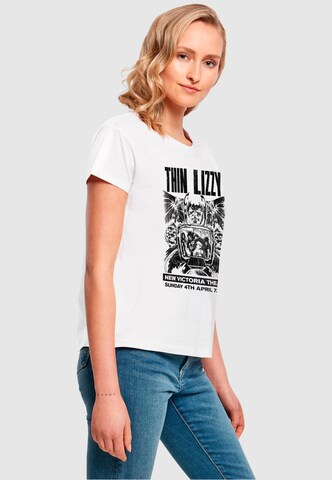 Merchcode Shirt 'Thin Lizzy - New Victoria Theatre' in White