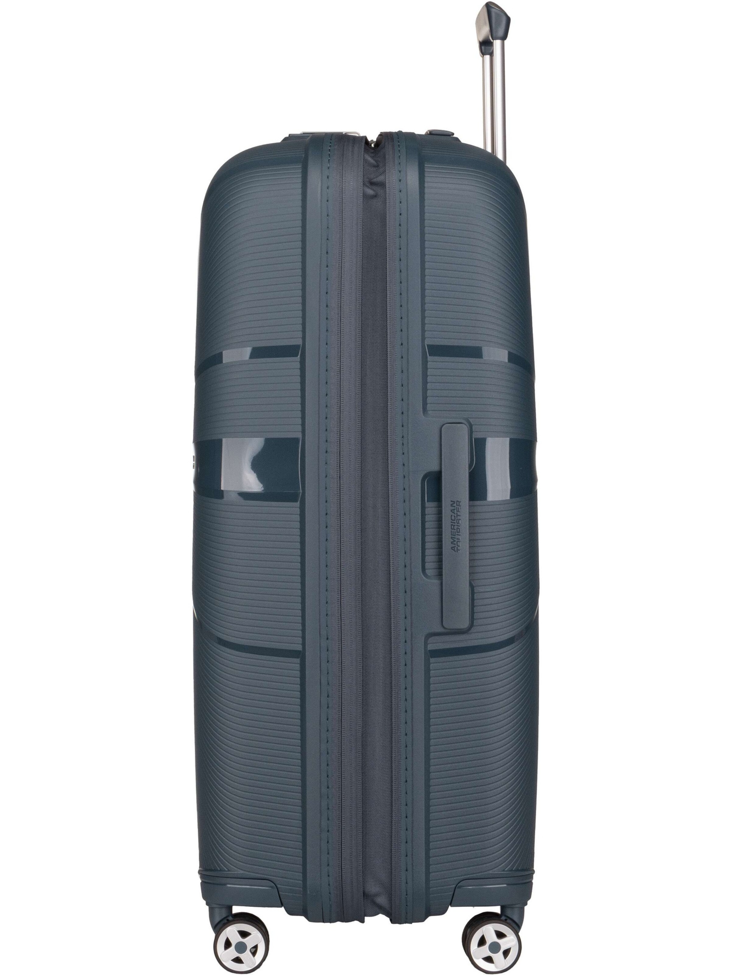 American Tourister Trolley 'Starvibe Spinner 77 EXP' in Blau