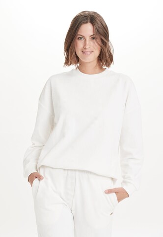Athlecia Sportief sweatshirt 'Marlie' in Wit: voorkant