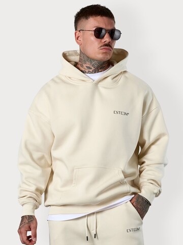 ESTEEM Sweatshirt i beige: forside
