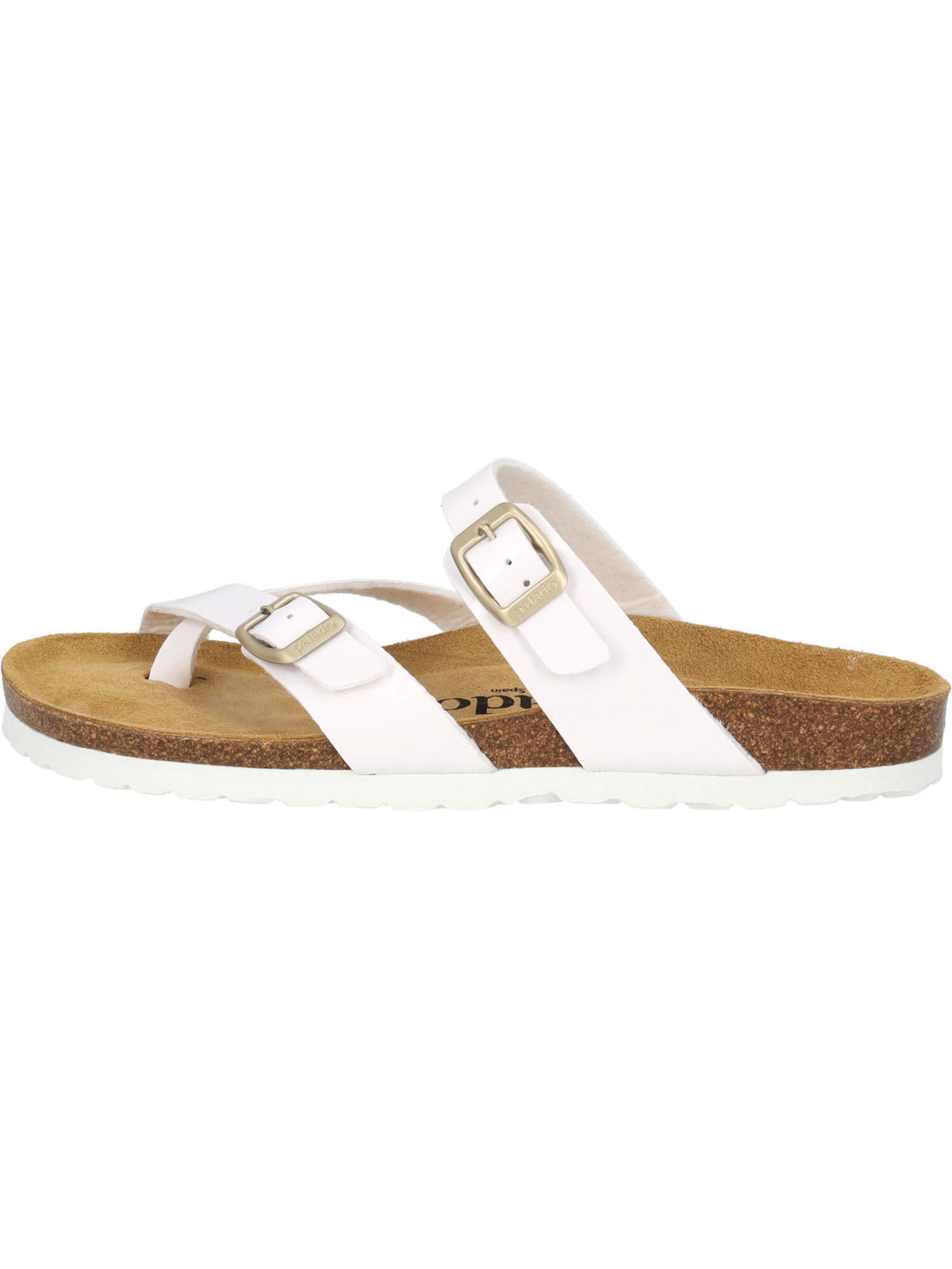 Palado T-bar sandals 'Cres' in White: front