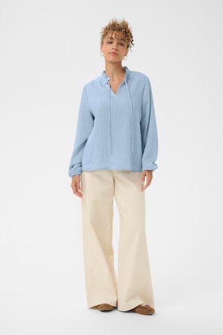 Chemisier 'CRBirthe' Cream en bleu