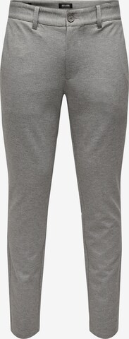 Only & Sons Slimfit Kalhoty 'Mark' – šedá: přední strana