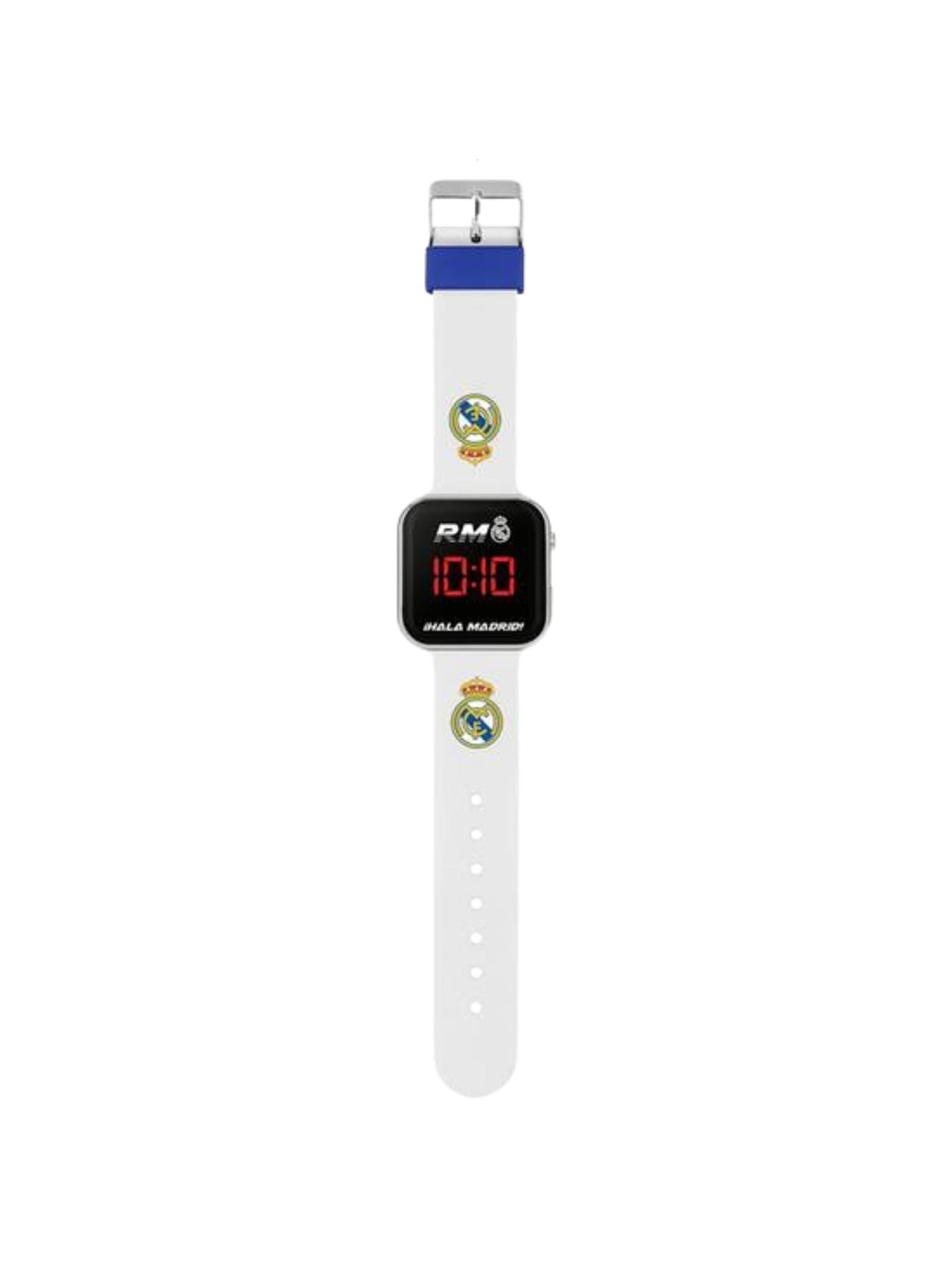 Montre à affichage analogique 'Real Madrid LED Uhr' diademita en blanc
