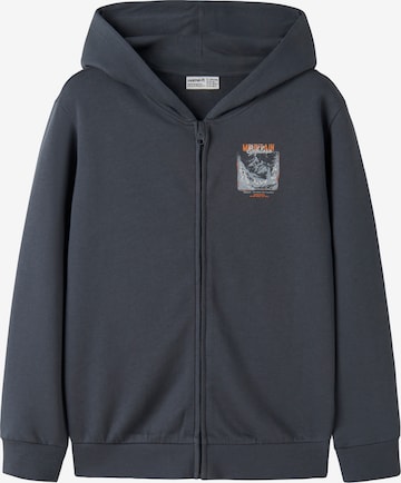 NAME IT Zip-Up Hoodie 'NKMVOLTINUS' in Blue: front