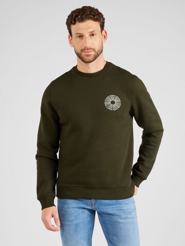 Sweat-shirt BLEND en vert : devant