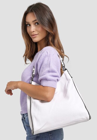 HARPA Handbag 'HULA' in White: front