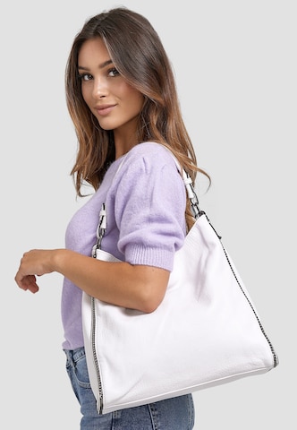 HARPA Handbag 'HULA' in White: front