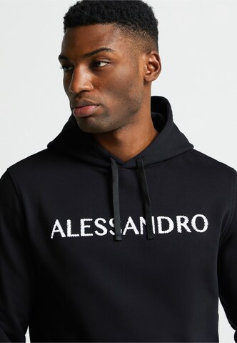 Felpa di Alessandro Zavetti in nero