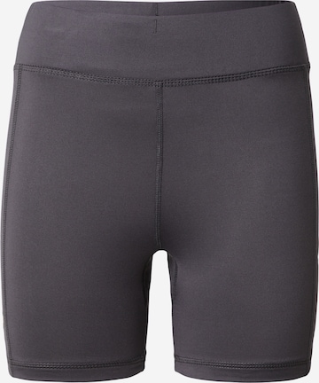 Hummel Skinny Sportbroek in Grijs: voorkant