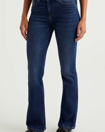 WE Fashion Bootcut Jeans in Blauw