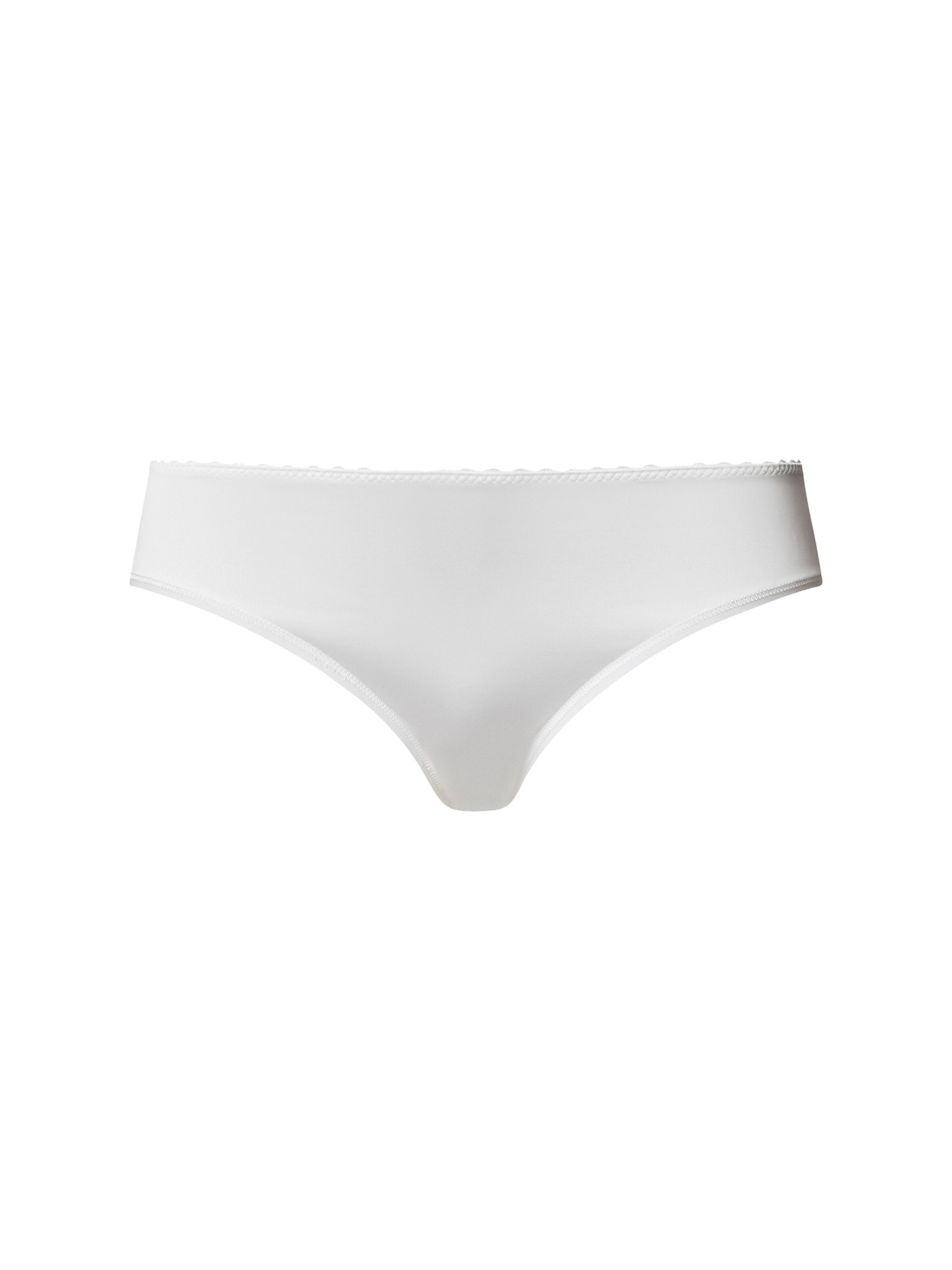 Slip ' Satin Deluxe ' Hanro en blanc : devant