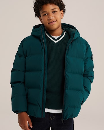 WE Fashion Winterjas in Groen: voorkant