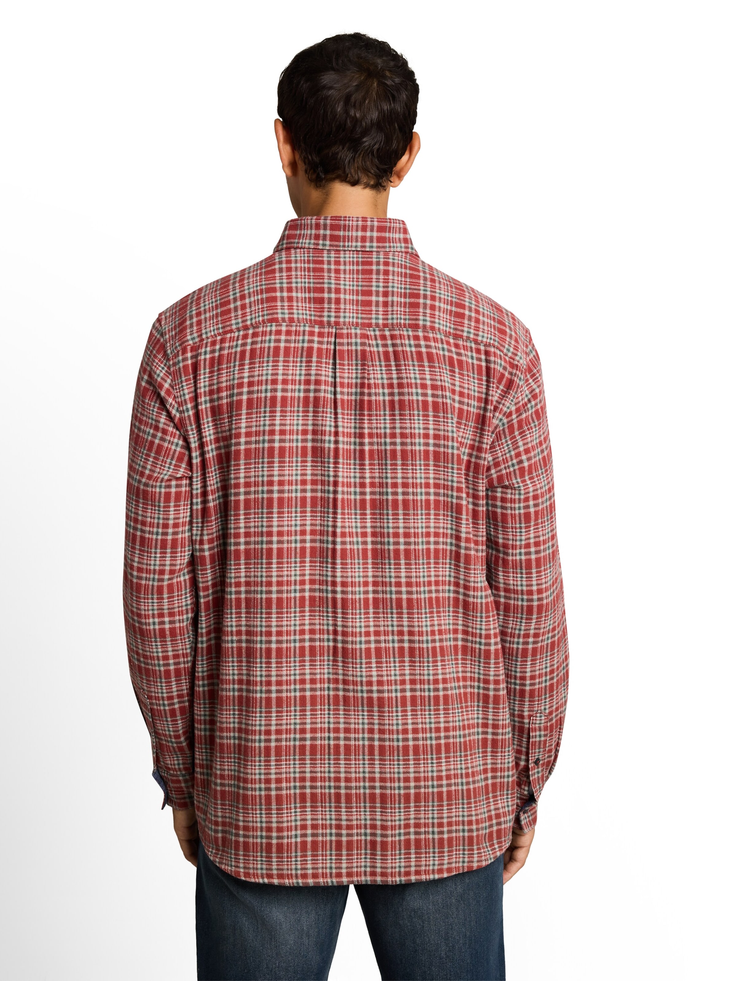 TOM TAILOR - Ajuste regular Camisa en rojo