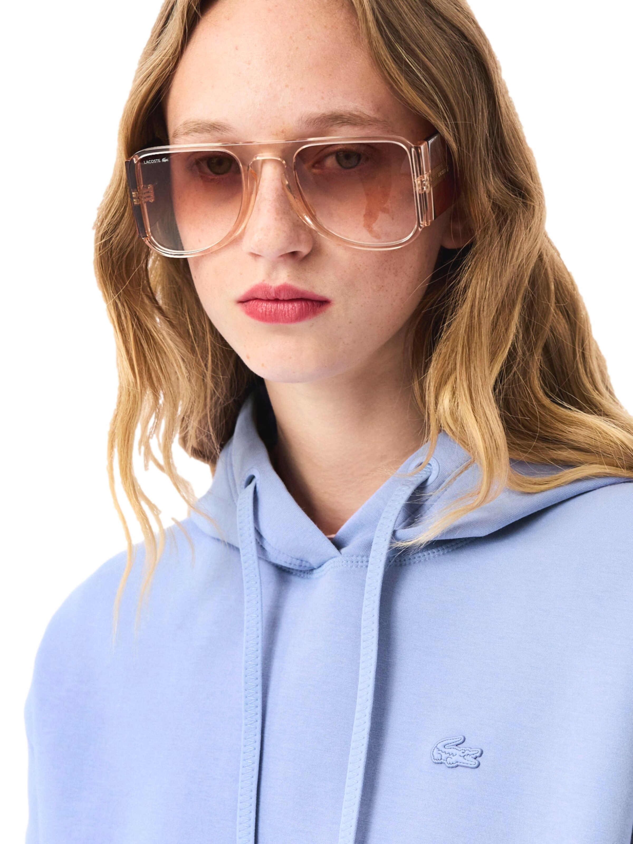 Sweat-shirt LACOSTE en bleu