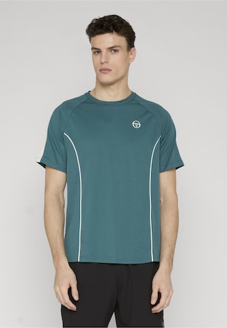 Sergio Tacchini - Camiseta 'Egeo' en verde: frente