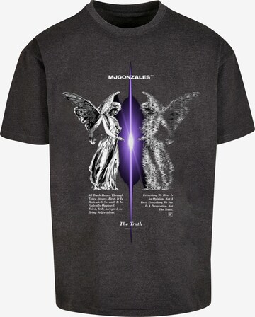 MJ Gonzales T-Shirt 'THE TRUTH' in Grau: predná strana