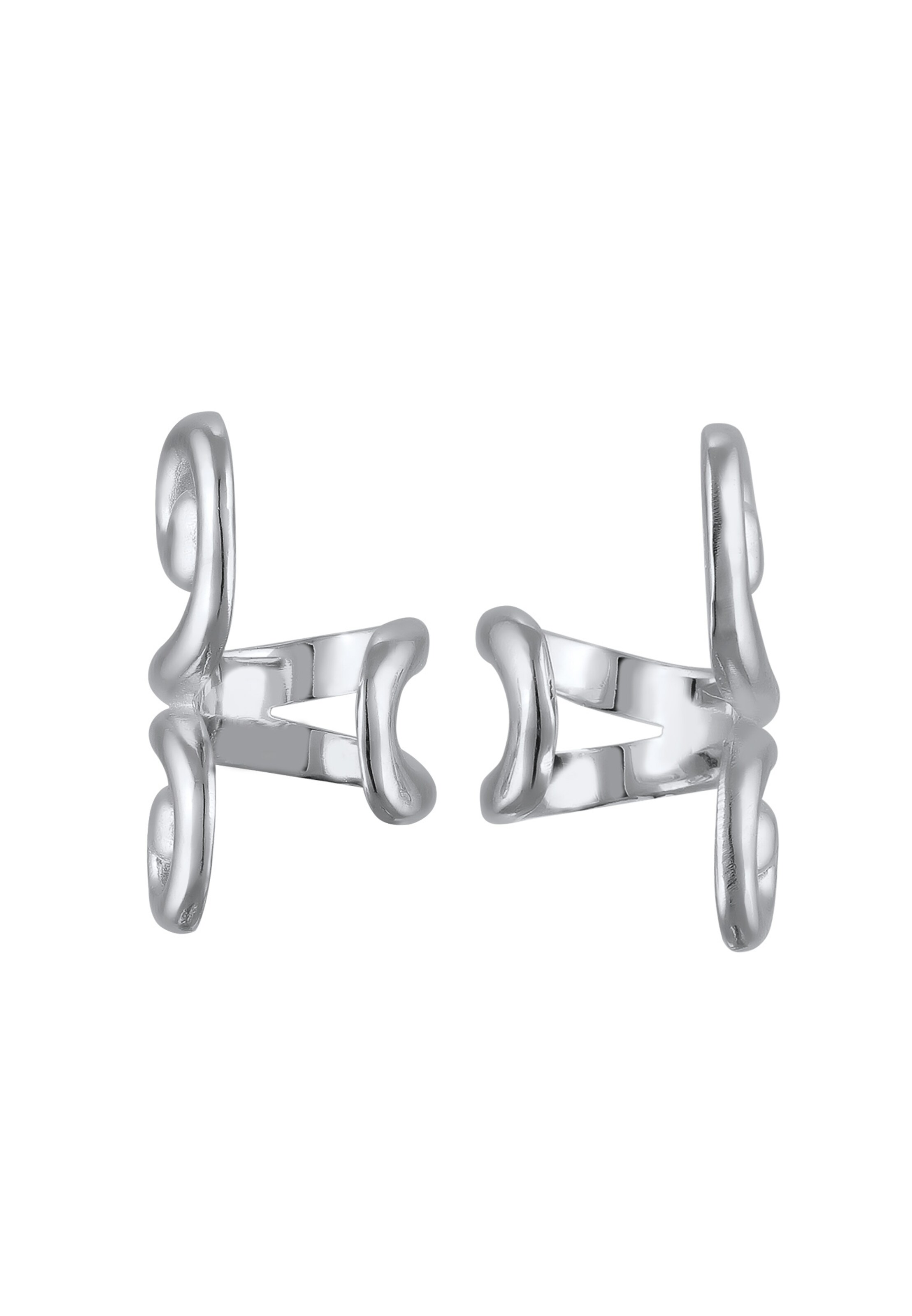 Boucles d'oreilles 'Organic' ELLI en argent