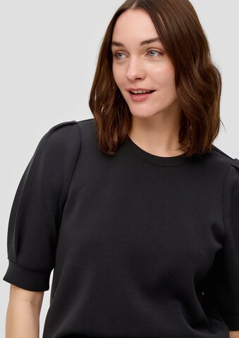 s.Oliver Sweatshirt in Black